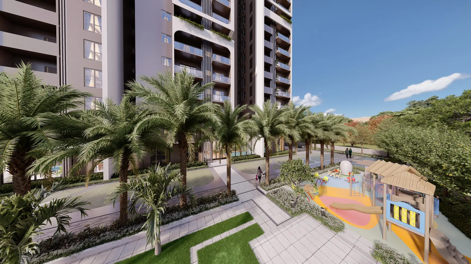 Grand entry lawn